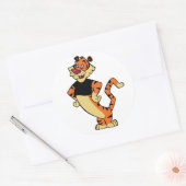Tijger - zwarte mascotte Sticker (Envelop)