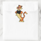 Tijger - zwarte mascotte Sticker (Tas)