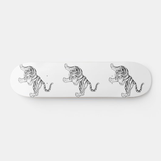  tijgerAziatische cultuur Persoonlijk Skateboard (Horizontaal)