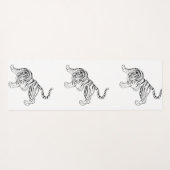  tijgerAziatische cultuur Yogamat (Achterkant (horizontaal))