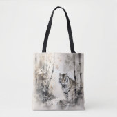 tijgerbamboebos tote bag (Voorkant)