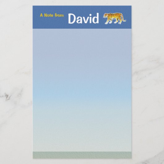 tijgerbanketbakkerij briefpapier (Voorkant)