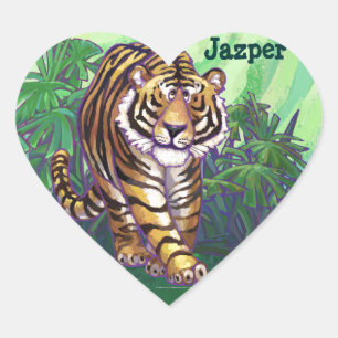 tijgerbanketbakkerij hart sticker