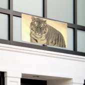 tijgerbanner spandoek (Buitenkant Gebouw)