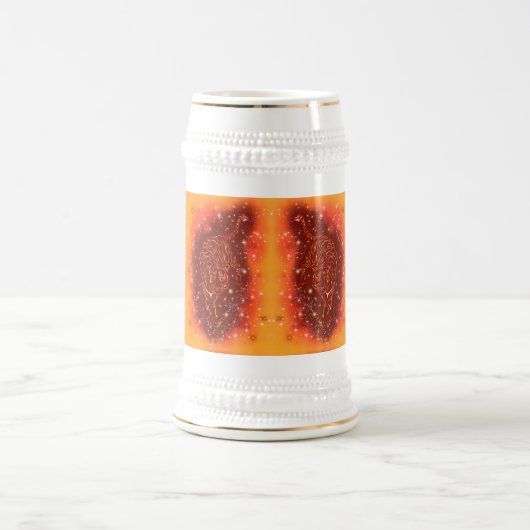 Tijgerbierstang op de Sterrennacht van de melkweg Bierpul (Center)