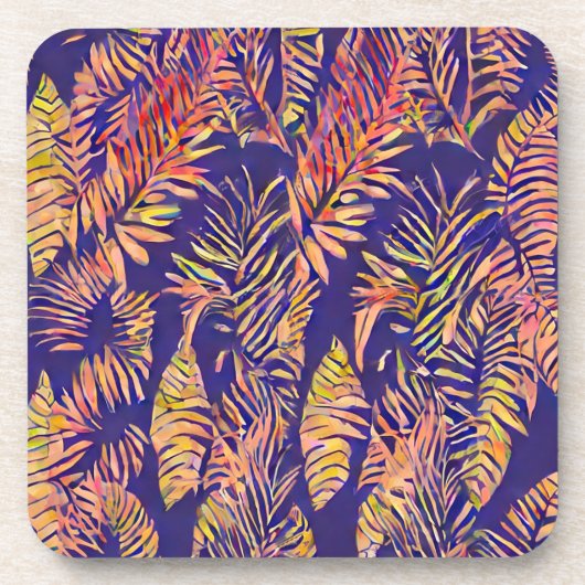 Tijgerblad Bier Onderzetter (Voorkant)