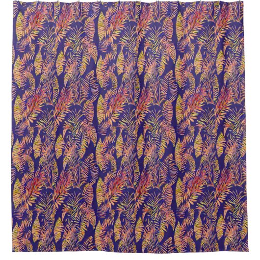 Tijgerblad Douchegordijn (Voorkant)