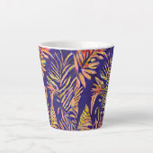 Tijgerblad Latte Mok (Voorkant)