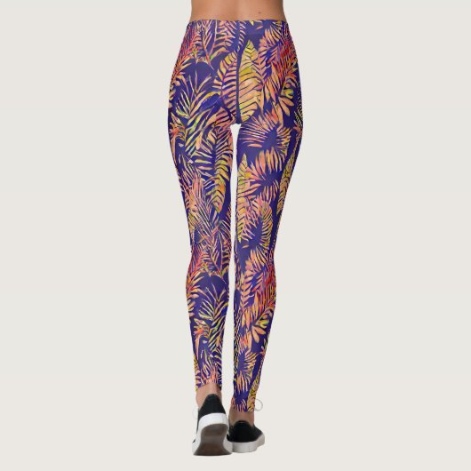 Tijgerblad Leggings (Achterkant)