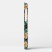 Tijgerbladeren: Waterverf Oerwoud naadloos. Case-Mate iPhone Case (Achterkant / Links)