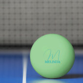 Tijgerblauw Monogram Pingpongbal (Net)
