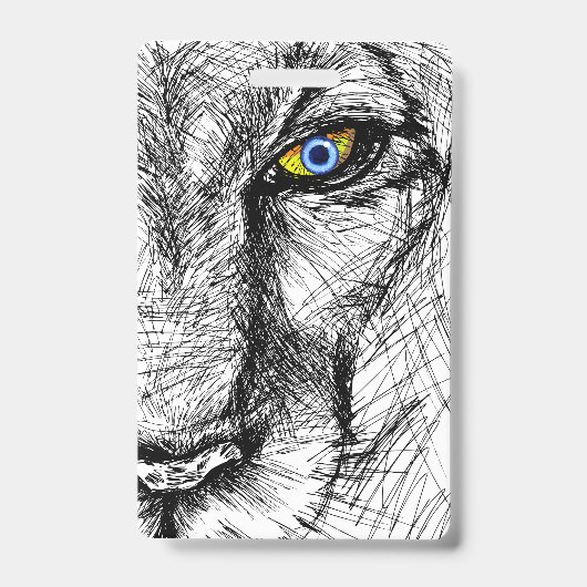 Tijgerblik Badge (Voorzijde)