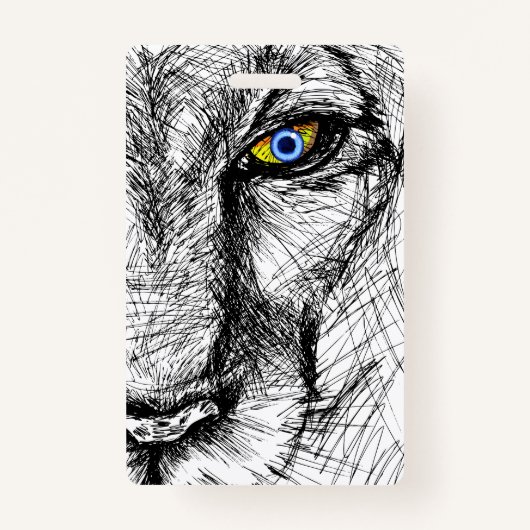 Tijgerblik Badge (Achterkant)