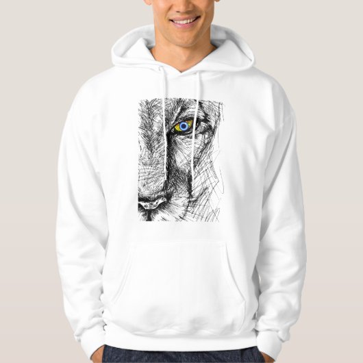 Tijgerblik Hoodie (Voorkant)