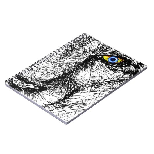 Tijgerblik Notitieboek (Linkerzijde)