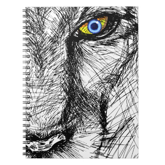 Tijgerblik Notitieboek (Voorkant)