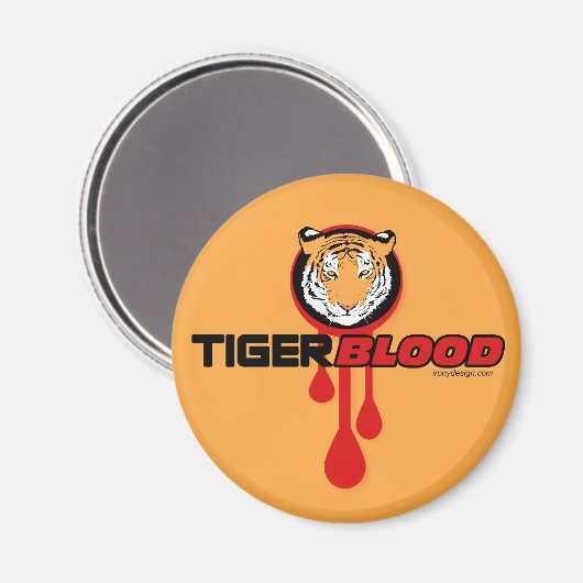 tijgerbloed magneet (Voorkant / Achterkant)
