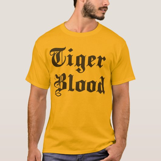 tijgerbloed t-shirt (Voorkant)
