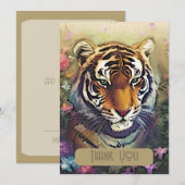 Tijgerbloem bedankkaart (Voorkant / Achterkant)