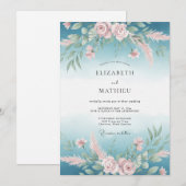 Tijgerbloem Huwelijk bloemstuk Kaart (Voorkant / Achterkant)
