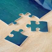 Tijgerbloem in Blauw Legpuzzel (Zijkant)