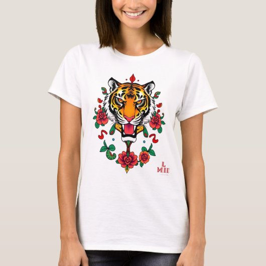 TIJGERBLOEM T-SHIRT (Voorkant)