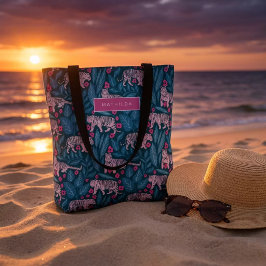 Tijgerbloesemparade Tote Bag