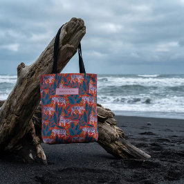 Tijgerbloesemparade Tote Bag
