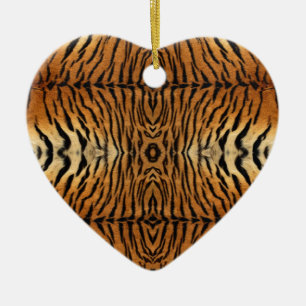 tijgerbonpatroon keramisch ornament