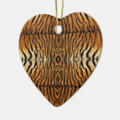 tijgerbonpatroon keramisch ornament (Links)