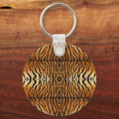 tijgerbonpatroon sleutelhanger (Voorkant)