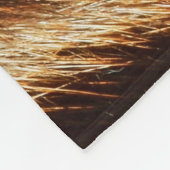 tijgerbontextuur fleece deken (Hoek)