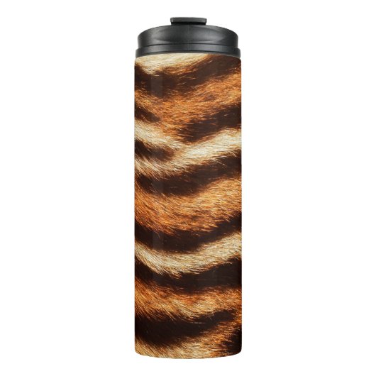 tijgerbontextuur thermosbeker (Voorkant)