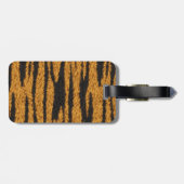 Tijgerbontontwerp Bagagelabel (Achterkant horizontaal)
