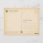 Tijgerbossen van India VINTAGE Briefkaart (Achterkant)