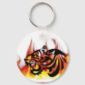 tijgerbrand sleutelhanger (Voorkant)