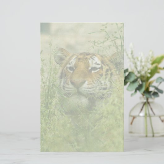 tijgerbriefpapier briefpapier (Staand voorkant)