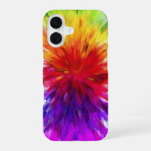 Tijgerbroek tie-dye abstract telefoonhoesje