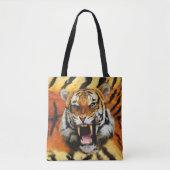 Tijgerbrul Tote Bag (Voorkant)