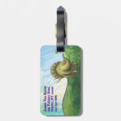 Tijgercadeautjes en Accessoires Bagagelabel (Achterkant verticaal)