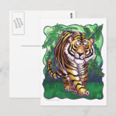 Tijgercadeautjes en Accessoires Briefkaart (Voorkant / Achterkant)