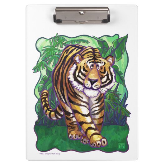 Tijgercadeautjes en Accessoires Klembord (Voorkant)