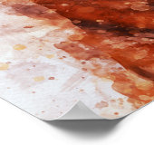 tijgercanvas poster (Hoek)