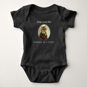 TijgerCartoon Tekening in Suit Clothes Baby Bodysu Romper