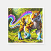 tijgerdier servet (Voorkant)