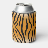 tijgerdierpatroon blikjeskoeler (Blikje Achterkant)