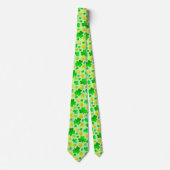 Tijgerdrieblad St. Patrick's Day stropdas (Voorkant)