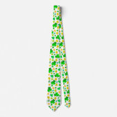 Tijgerdrieblad St. Patrick's Day stropdas (Voorkant)
