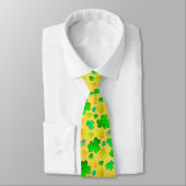 Tijgerdrieblad St. Patrick's Day stropdas (Gebonden)