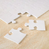 Tijgerfamilie in het winterlandschap Jigzaag Puzzl Legpuzzel (Zijkant)